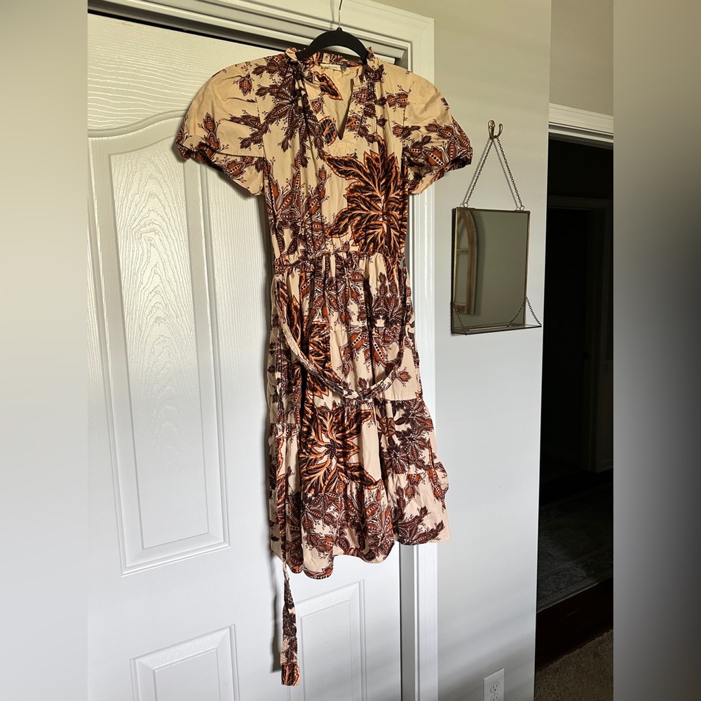 Boutique Midi-Dress with Tie Waist